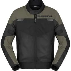 Spidi Tour Net, Textiljacke - Schwarz/Oliv - L