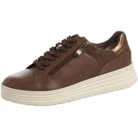 Marco Tozzi Plateau Sneaker Damen Chestnut Comb 40