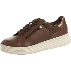 Marco Tozzi Plateau Sneaker Damen Chestnut Comb 40