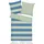 Tom Tailor BOLD STRIPES Grün/Blau 155 x 220 cm + 2 x 80 x 80 cm