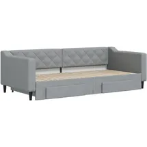 vidaXL Tagesbett 90 x 200 cm Hellgrau