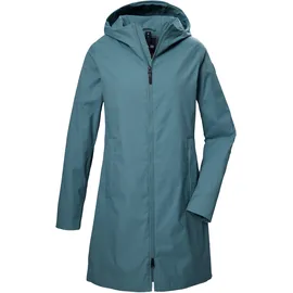 G.I.G.A. DX by killtec Damen Funktionsparka/Parka wasserdicht, mit Kapuze GS 57 WMN PRK, dunkel aquaverde,
