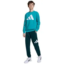 adidas Kinder Trainingsanzug J BL FL JOG 240 JV9938 152 - Pure Teal/White - 152