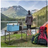 Outsunny Campingtisch Bierpong Schwarz