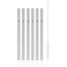 WMF Trinkhalm-Set 6 St. 18 cm Silber