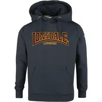 Lonsdale Herren Hooded Classic Ll002 Kapuzenpullover, Navy, XL EU