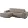 OTTO home Eckcouch Cord 2-Sitzer Grau