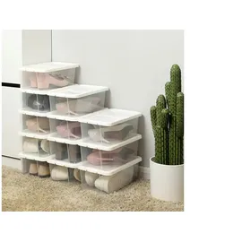 Möbel Kraft Aufbewahrungsbox 35 x 12,5 cm 12-tlg. transparent