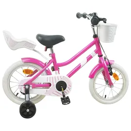 vidaXL Kinderfahrrad 14 Zoll rosa