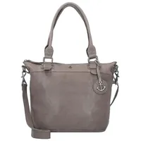 Harbour 2nd Anchor Love Umhängetasche Leder 28 cm grau