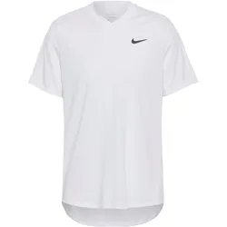 Nike Victory Tennisshirt Herren in white-white-black, Größe XL - weiß