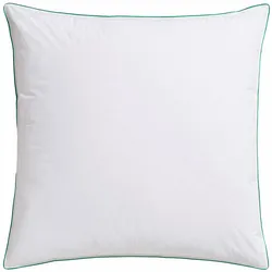 3-Kammer-Kopfkissen FJÖDUR "Fee", weiß, B:80cm L:80cm, Bezug: 100% Baumwolle. Füllung Außenkammer: 90% Daunen, 10% Federn. Füllung Innenkammer: 100% Federn, Kopfkissen, Stützend und kuschelig