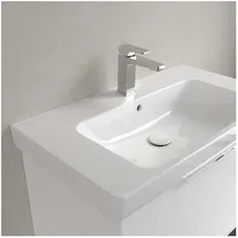 Villeroy & Boch V&B Waschtisch Architectura 80x44,5cm, 1 Hahnl., mit Überlauf, weiß