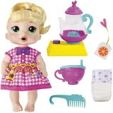Baby Alive Teeparty LaLa GooGoo Puppe mit Tee-Accessoires, Blonde Haare, 28 cm groß, Spielzeug für Mädchen und Jungen ab 3 Jahren