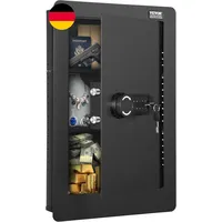 VEVOR 3-Stufiger Waffentresor Wandtresor Safe, 3 Herausnehmbaren Regalen 6 Schlü
