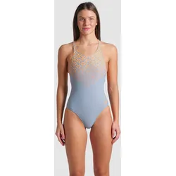 Badeanzug Damen arena Kikko V Print - Seafoam-parrot - 36