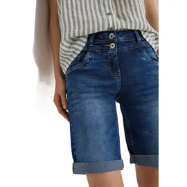 Cecil Slim Leg Jeansshorts Blau 33