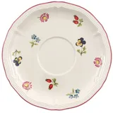 Villeroy & Boch Petite Fleur Untertasse 17 Cm Weiß/Bunt, Spülmaschinenfest, Mikrowellensicher, Geschirr, Premium Porzellan