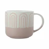 Maxwell & Williams KL0222 Becher 400 ml Arches Pink, Porzellan