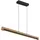 GLOBO Pendelleuchte 1-flg. 120 cm rechteckig braun schwarz