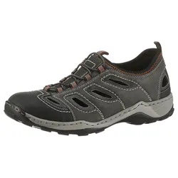 Slipper, Trekking Schuh, Sandale, Sommerschuh mit praktischem Gummizug, Gr. 40, schwarz grau, , 47945031-40