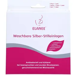 ELANEE Stilleinlagen Silber waschbar 2 St.