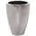 Vivanno Pflanzkübel Pflanzgefäß Blumenkübel Fiberglas Silber Metallic OPALA (55x40)