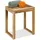 Relaxdays Hocker Holz 40 x 46 x 30 cm Natur