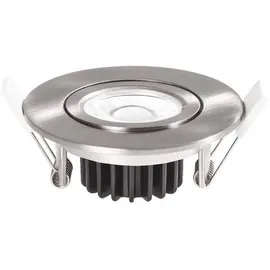 LEDxOn EBS-FLSB-6-830-40N-S 6W schwenkbar Nickel