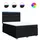 vidaXL Boxspringbett 140 x 200 cm Schwarz