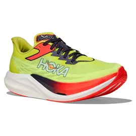HOKA Rocket X 3 Neon Yuzu / Squid Ink 42