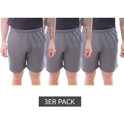 3er Sparpack NIKE Park 20 Fleece Short Herren Baumwoll-Shorts Sport-Hose Fitness-Short CW6910-071 Grau - S