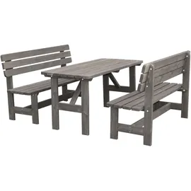 Promadino Holz-Garnitur Summer grau
