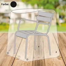 Buri Gartenstuhl Schutzhaube 80 x 70 x 100 cm Anthrazit