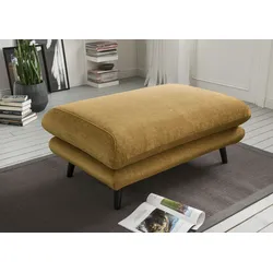 Polsterhocker INOSIGN "Lazio", gelb, B:116cm H:47cm T:77cm, Hocker