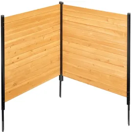 Vevor Lamellenzaun 1100 x 982 mm Holz