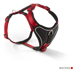 Wolters Professional Comfort Geschirr rot/schwarz 90 - 110 cm