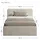 home collective Polsterbett 120 x 200 cm Hellbeige