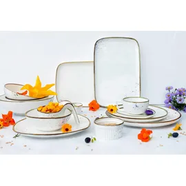 Mäser Pintar Servierplatten-Set 2-tlg. braun/weiß