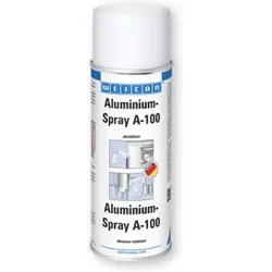 WEICON Aluminium-Spray A-100 abriebfest, abriebfester Schutz gegen Rost und Korrosion, 400 ml