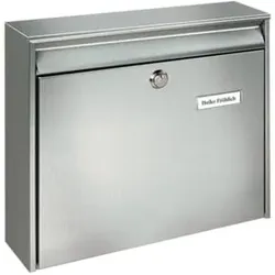 Burg-Wächter Edelstahl-Briefkasten Borkum 3877 Ni