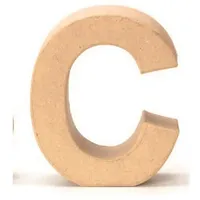 Glorex  Papp Buchstabe C 17,5 x 5,5 cm
