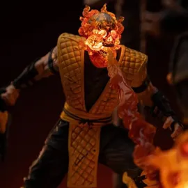 Iron Studios Mortal Kombat Deluxe Art Scale Figur Scorpion Fatality 27 cm