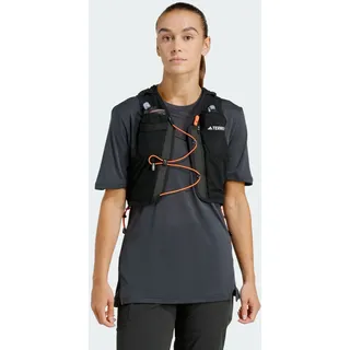 Adidas Terrex Techrock 12 l Trailrunning-Weste Black / White / Impact Orange L