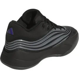 adidas Dame X Low-Top Basketballschuhe Kinder JP8638 - core black/iron met./lucid blue 38