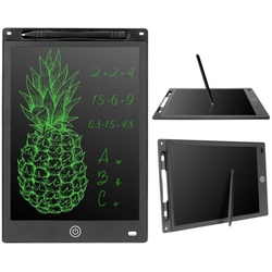 ISO TRADE Lernspielzeug Zeichentablett (Schreiben lernen Kreativ, 1-St., Zeichnen und Schreiben Schwarz), Digitales LCD-Whiteboard 10 Zoll