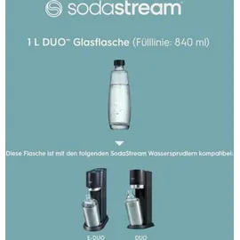 Sodastream Duo Glasflaschen 2 x 1 l