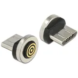 DeLock Magnetischer Adapter USB Micro-B Schwarz