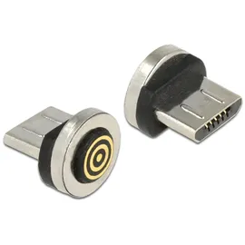 DeLock Magnetischer Adapter USB Micro-B Schwarz