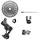 Sram GX Eagle T-Type AXS Groupset - 104BCD 34T mit Clip-On Guard, Schaltwerk, Schalthebel, 10-52t Kassette, Arme Nicht, Schwarz